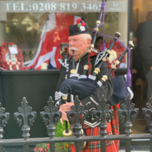 Remembrance 2021 Bagpiper