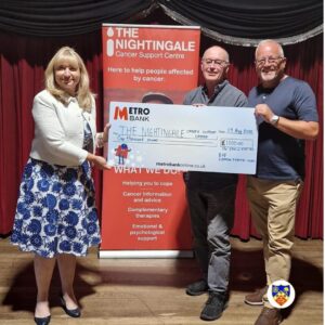Bush Hill Park Club Nightingale Cheque Presentation